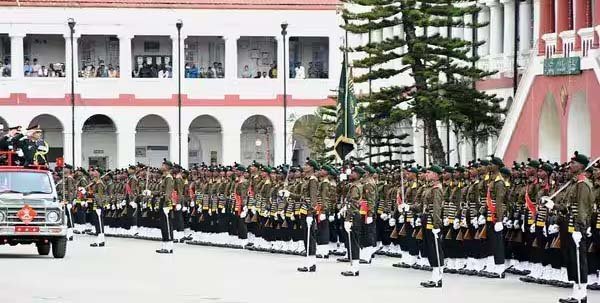 வெலிங்டனில் 713 அக்னி வீரர்கள் சத்திய பிரமாணம்: கம்பீர அணிவகுப்பு